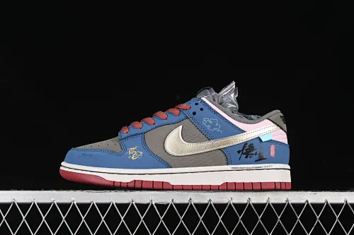 All Categories Nk SB Dunk Series Nk SB Dunk Low High-end Customized Low-top Sneakers C Version Nk Dunk Low Game Theme Black Myth Wukong Auspicious Cloud Dragon Pattern Deconstructed Retro Low-top Casual Sneakers DV2433-109